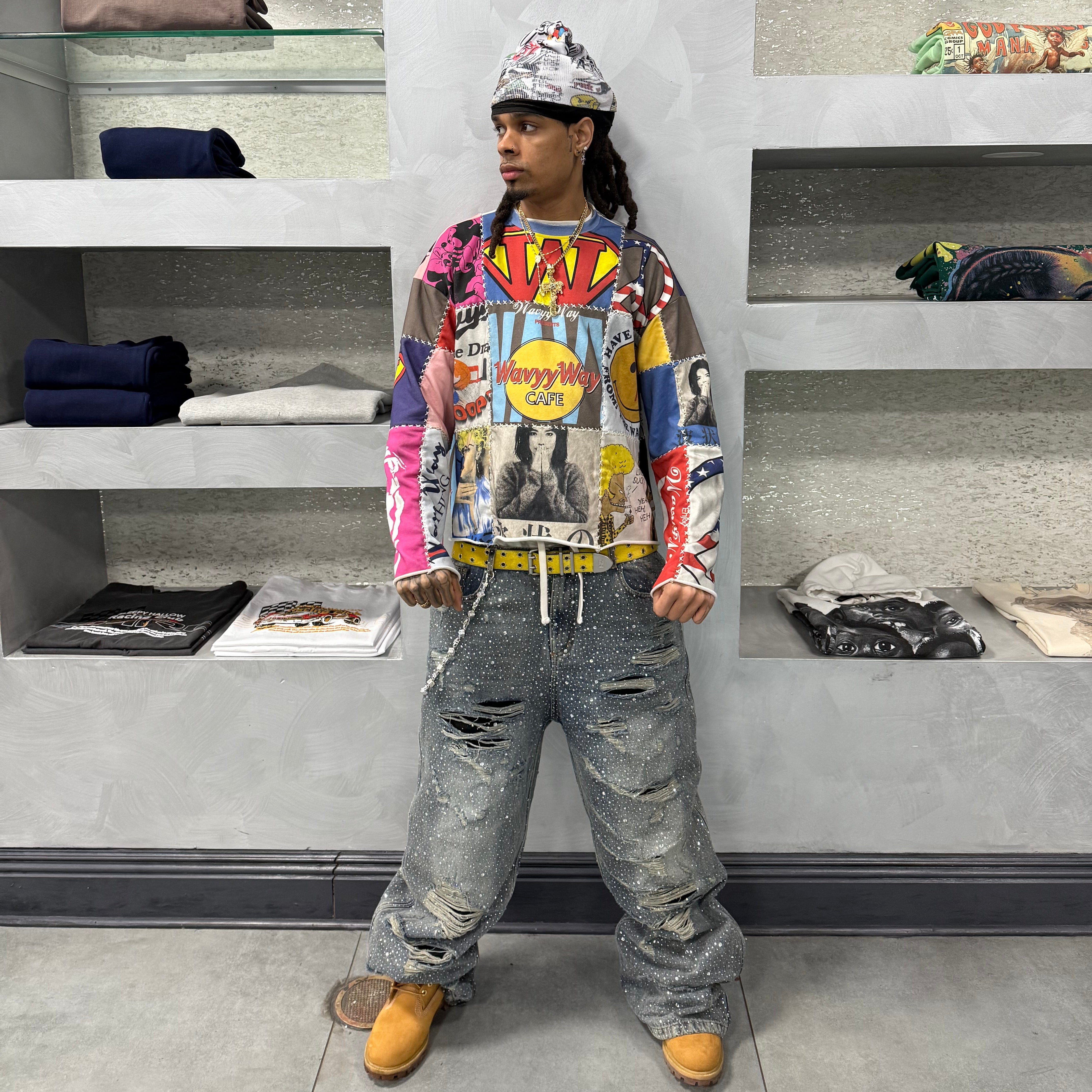 Patchwork Longsleeve | Wavyy New York