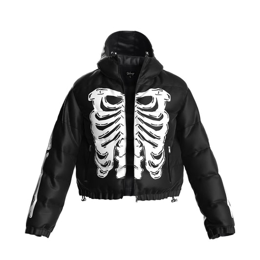 WAVYY Bone Puffer Jacket