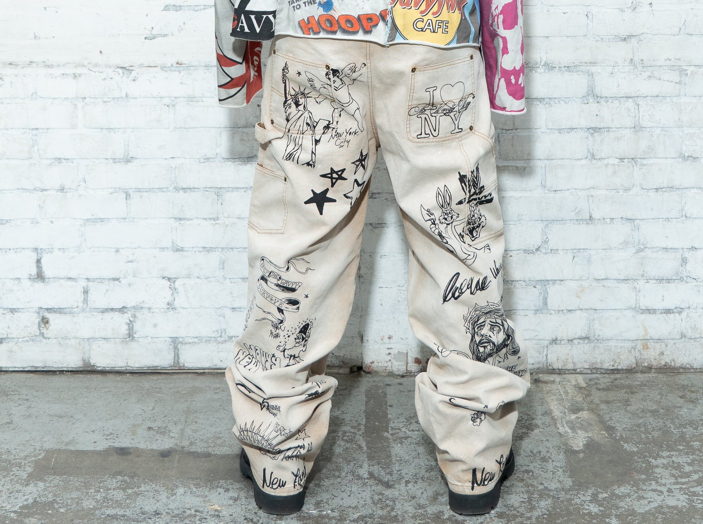 Graffiti Carpenter Pants | Wavyy New York – WavyyNewYork